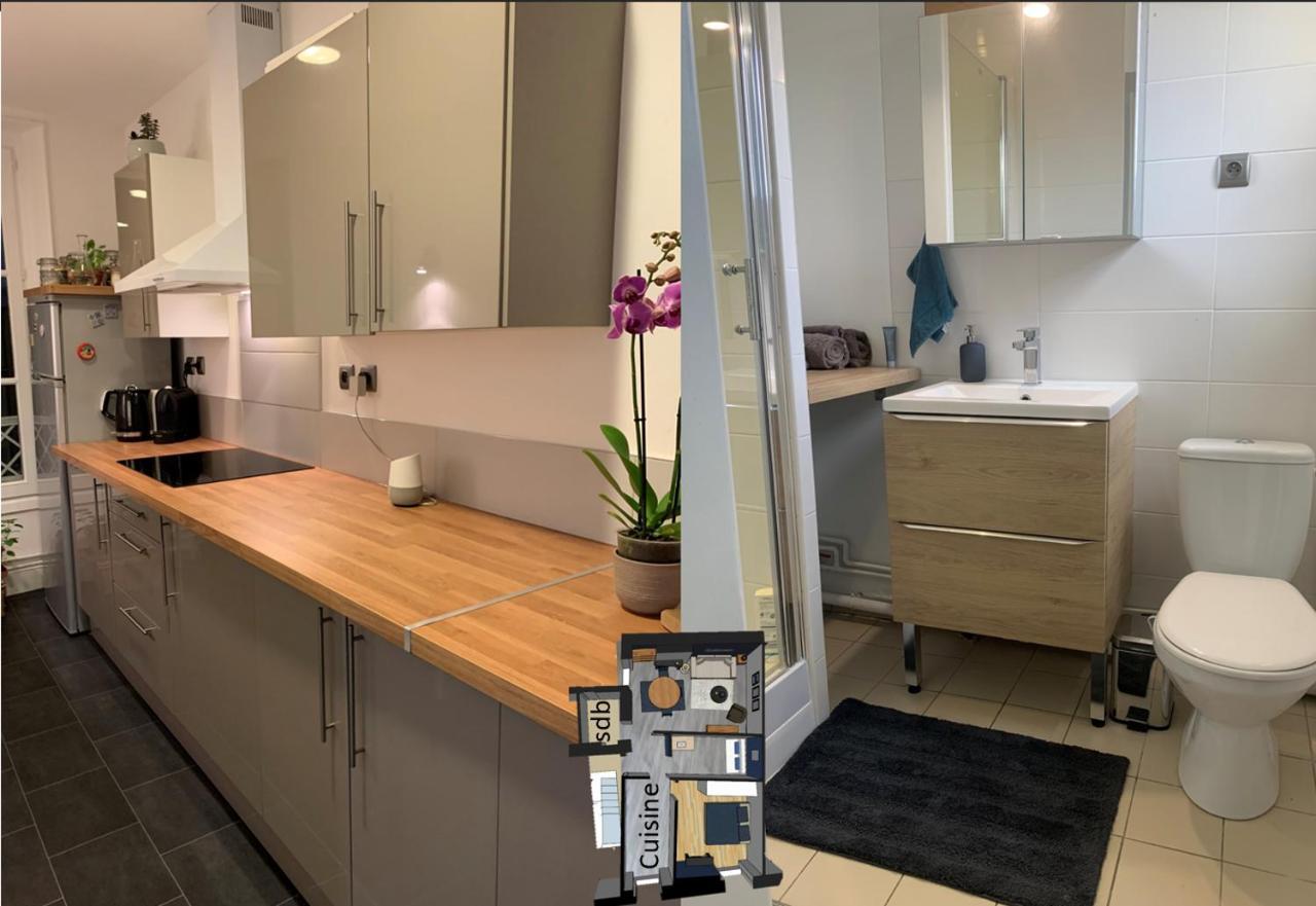 Joli appartement à Lamorlaye avec parking gratuit Esterno foto